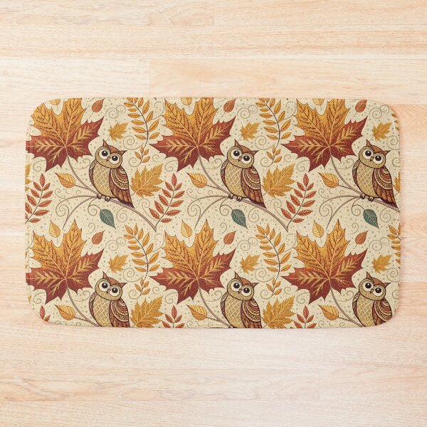 Item preview, A cute and cozy seamless pattern for autumn designed and sold by Merrylands Artshop.