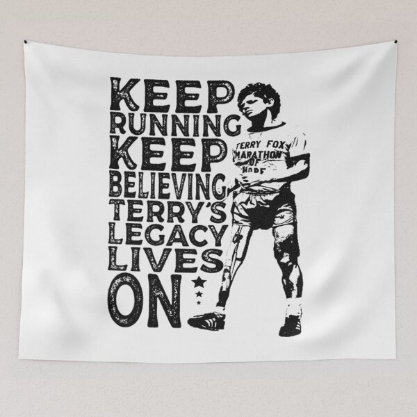 Item preview, terry fox - Keep Running, Keep Believing – Terry’s Legacy Lives On designed and sold by GrayceDa.
