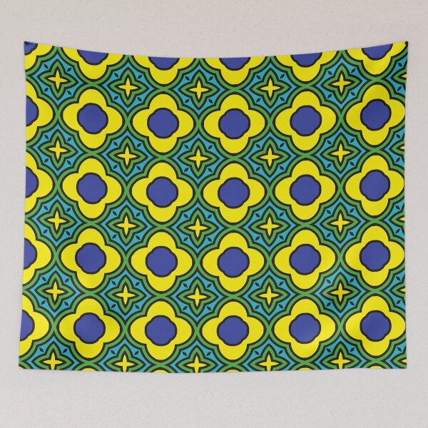 Item preview, scales geometry seamless colorful repeat pattern designed and sold by Abrahamjrnd.