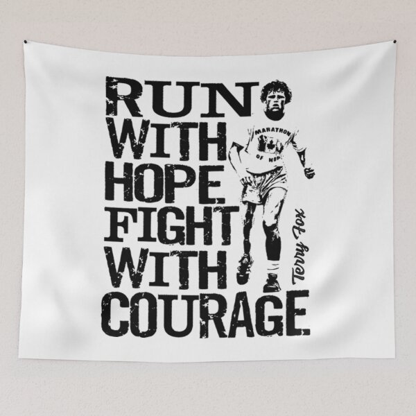 Item preview, Terry Fox - Run with Hope, Fight with Courage designed and sold by GrayceDa.