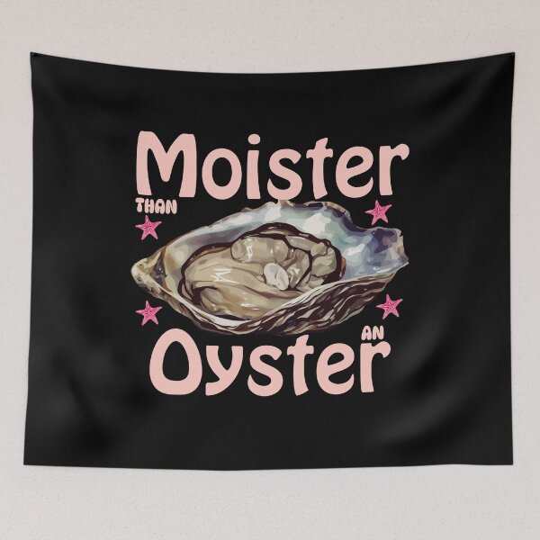 Item preview, Moister Than an Oyster Funny Oyster Illustration designed and sold by Azrou shop.