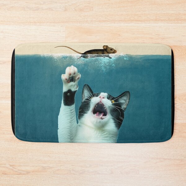 Item preview, Paw-some Kitty Cats.USA PAWS Parody Cat Mouse Humorous Cat Chasing Mouse designed and sold by chris-ellis-art.