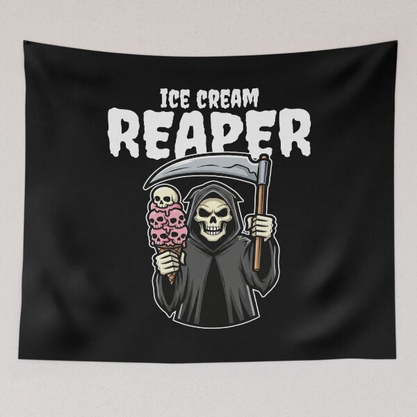 Item preview, ICE CREAM REAPER - GRIM REAPER HALLOWEEN designed and sold by KEF Custom.