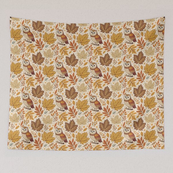 Item preview, A cute and cozy seamless pattern for fall designed and sold by Merrylands Artshop.