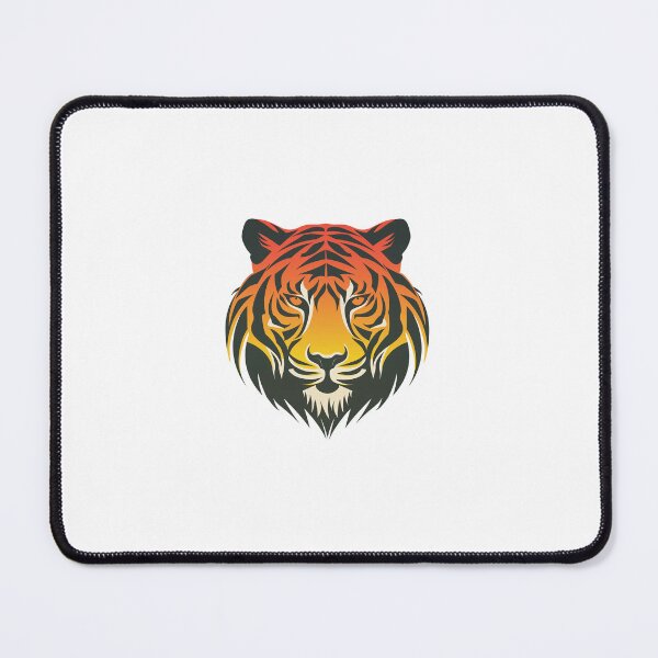 Item preview, Elegant tiger head in gradient designed and sold by Marcelware.