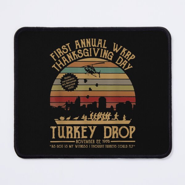 Item preview,  First Annual Wkrp Thanksgiving Day Turkey Drop With Les-Nessman designed and sold by MariiaTsvilov.