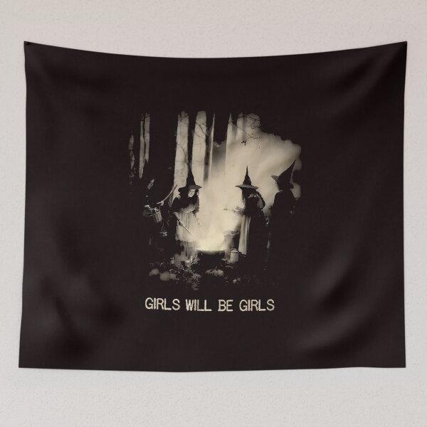 Item preview, Girl Will Be Girl, Funny Witch, Witchy Vibes  designed and sold by thadghtbad.