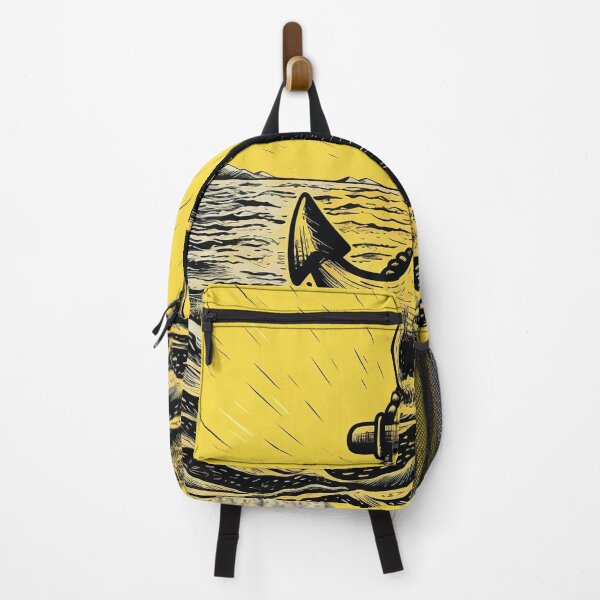Item preview, DIBUJO DE UN ANCLA AMARILLA EN EL MAR designed and sold by infinitearte.