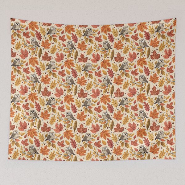 Item preview, A cute and seamless pattern design for fall designed and sold by Merrylands Artshop.
