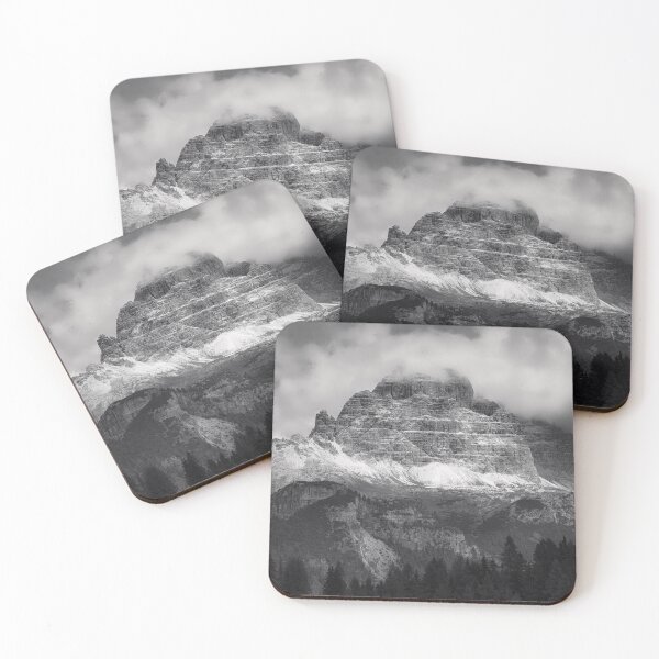 Item preview, Dramatic Black and White Dolomites Landscape – Italy designed and sold by RastislavS.