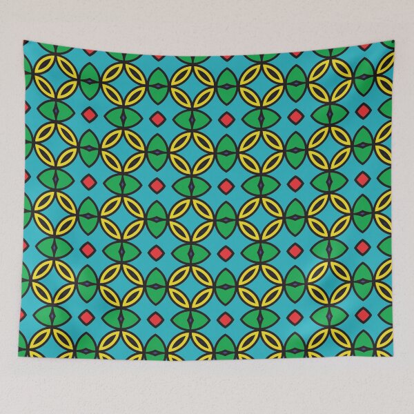 Item preview, circles patterns geometry colors seamless colorful repeat pattern designed and sold by Abrahamjrnd.