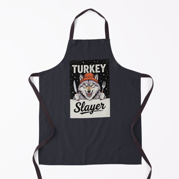 Item preview, Thanksgiving Wolf Turkey Slayer designed and sold by CreepyCornerArt.