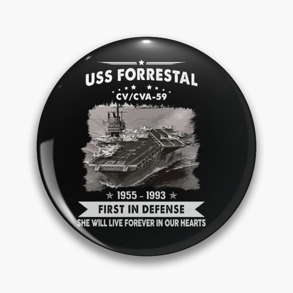 Item preview, USS Forrestal CV 59, Navy Veteran Mens Gift Idea designed and sold by Timeless Bond Designs.