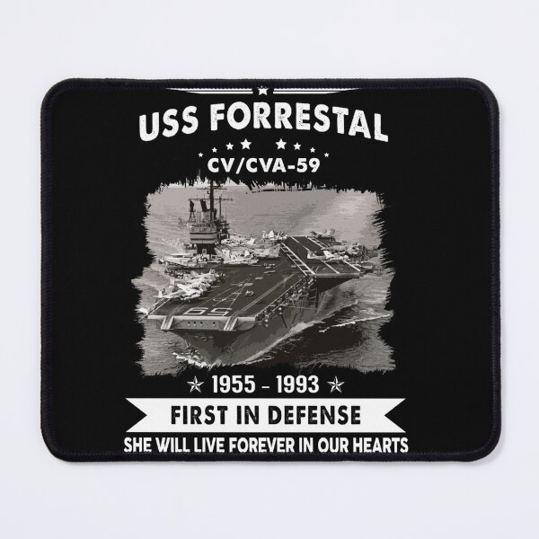 Item preview, USS Forrestal CV 59, Navy Veteran Mens Gift Idea designed and sold by Timeless Bond Designs.