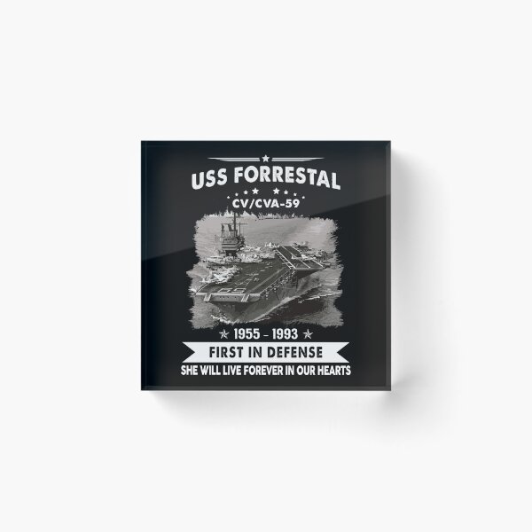 Item preview, USS Forrestal CV 59, Navy Veteran Mens Gift Idea designed and sold by Timeless Bond Designs.