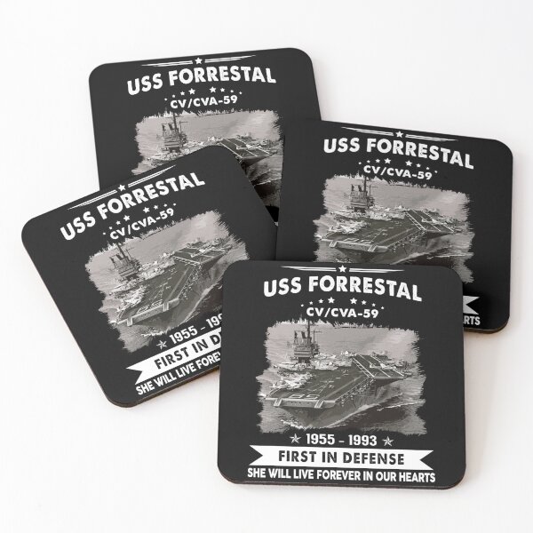Item preview, USS Forrestal CV 59, Navy Veteran Mens Gift Idea designed and sold by Timeless Bond Designs.