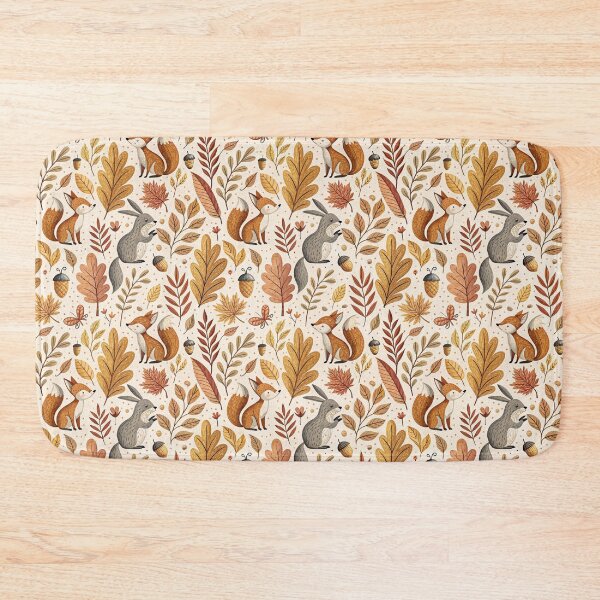 Item preview, A cozy and cute seamless pattern design for autumn designed and sold by Merrylands Artshop.