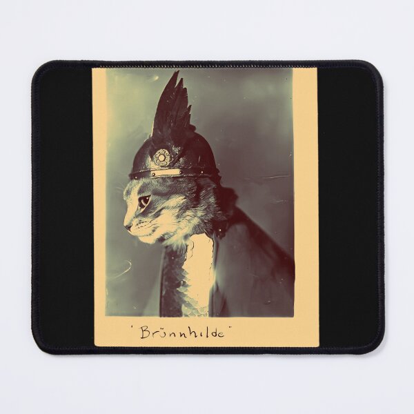 Item preview, Brunhilde-A-Cat-In-Viking-Attitude designed and sold by ElvisChampli.