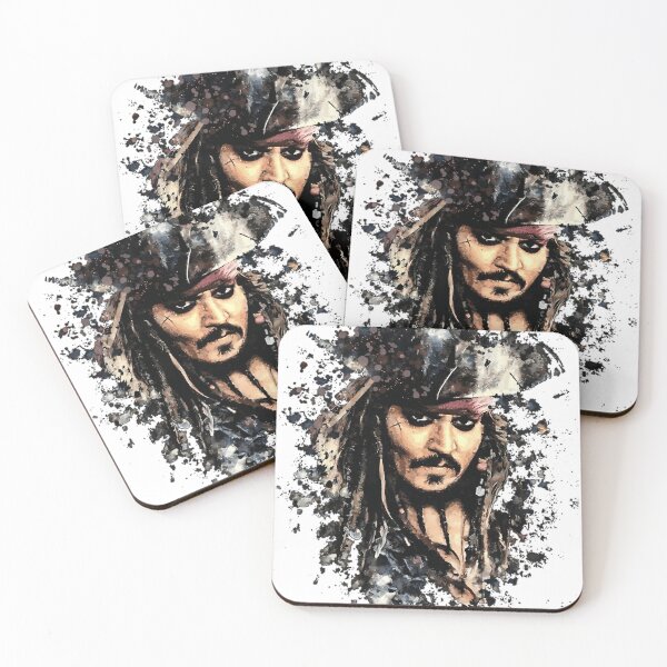 Item preview, Caption Jack Sparrow Design designed and sold by IVANOVSKAASHOP.
