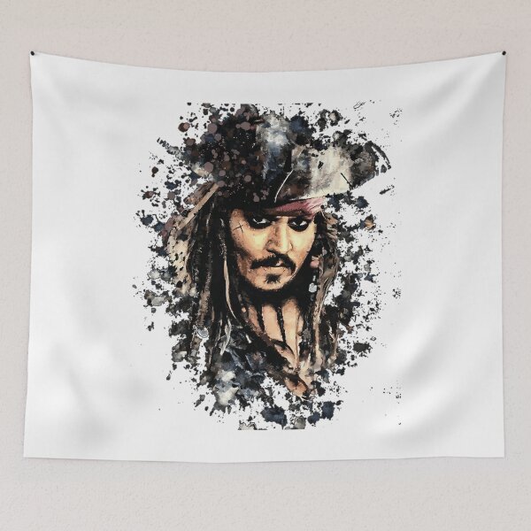 Item preview, Caption Jack Sparrow Design designed and sold by IVANOVSKAASHOP.