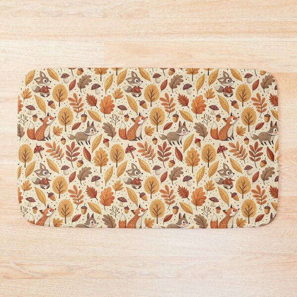 Item preview, A cozy and cute seamless pattern design for autumn designed and sold by Merrylands Artshop.