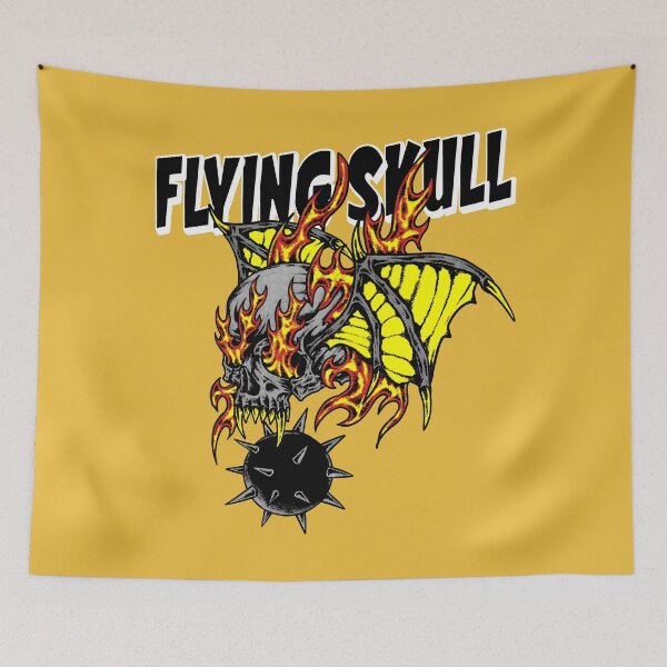Item preview, The Flying Flame-Skull designed and sold by davismoters.