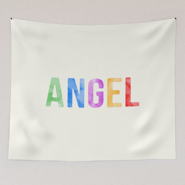 Item preview, Angel Name Bright Colors designed and sold by Jeallan Designs.