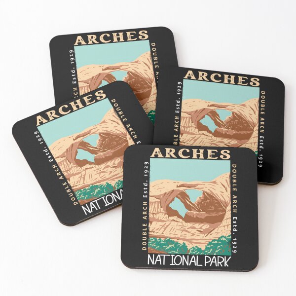 Item preview, Arches National Park Double Arch Utah Vintage Distressed designed and sold by Georgidy.