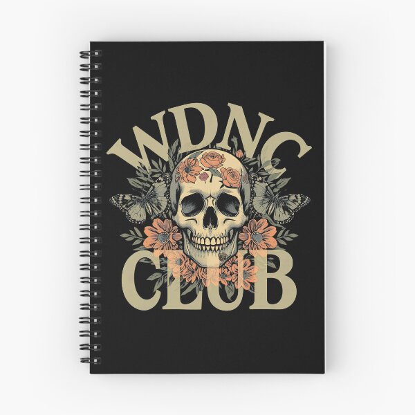 Item preview, WDNC We Do Not Care Club Menopause - Vintage Floral Skull designed and sold by FurrFunPrints.