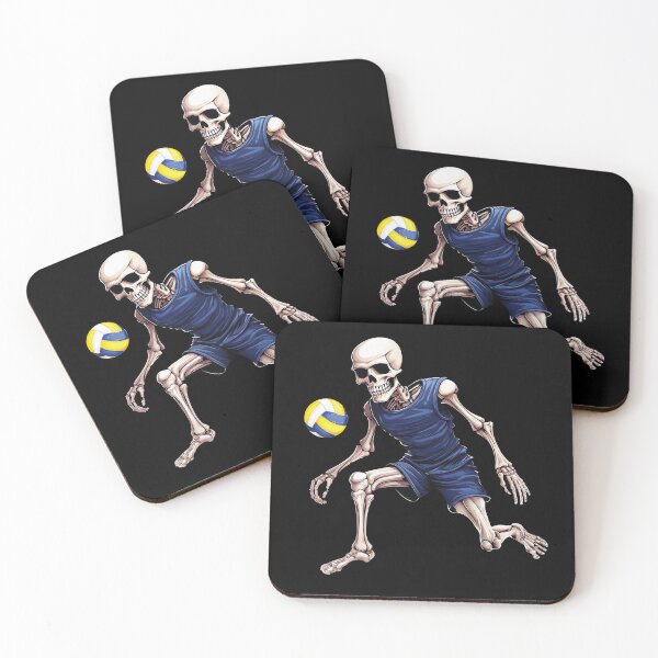 Item preview, Skeleton Playing Volleyball designed and sold by DoraTora.