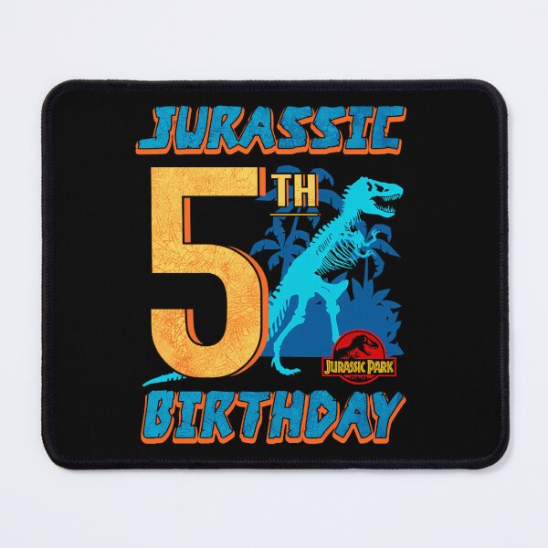 Item preview, Jurassic Park 5th Birthday Neon Stamp Logo designed and sold by ernensludlamn.