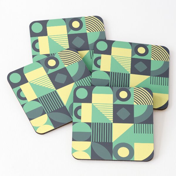 Item preview, Bauhaus Inspired Products For Aesthetic Bauhaus Interior Design: Green and Yellow Shades Bauhaus designed and sold by Dezinix.