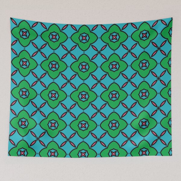 Item preview, geometry scales circles seamless colorful repeat pattern designed and sold by Abrahamjrnd.