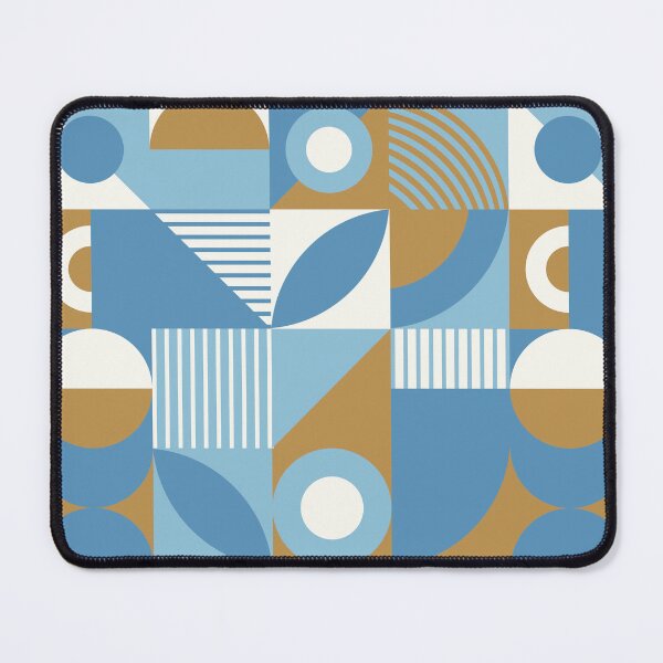 Item preview, Bauhaus Inspired Products For Aesthetic Bauhaus Interior Design: Camel Color and Blue Bauhaus designed and sold by Dezinix.