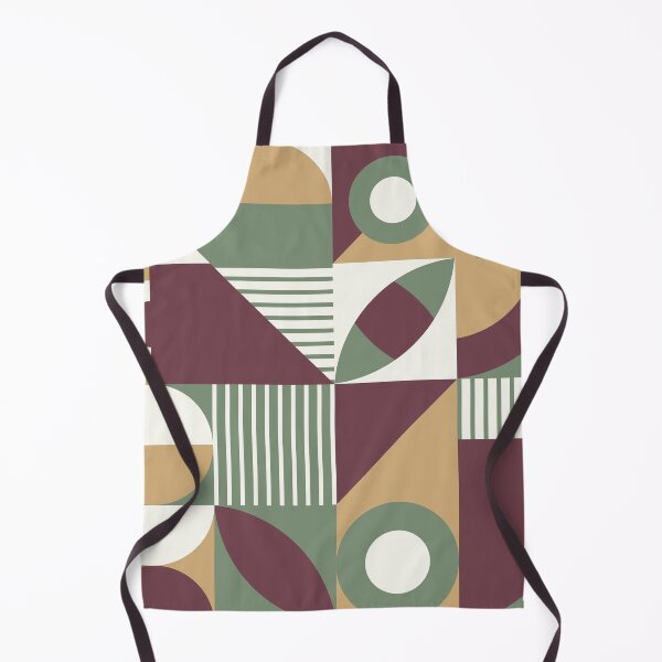 Item preview, Bauhaus Inspired Products For Aesthetic Bauhaus Interior Design: Green Camel Color and Maroon Bauhaus designed and sold by Dezinix.