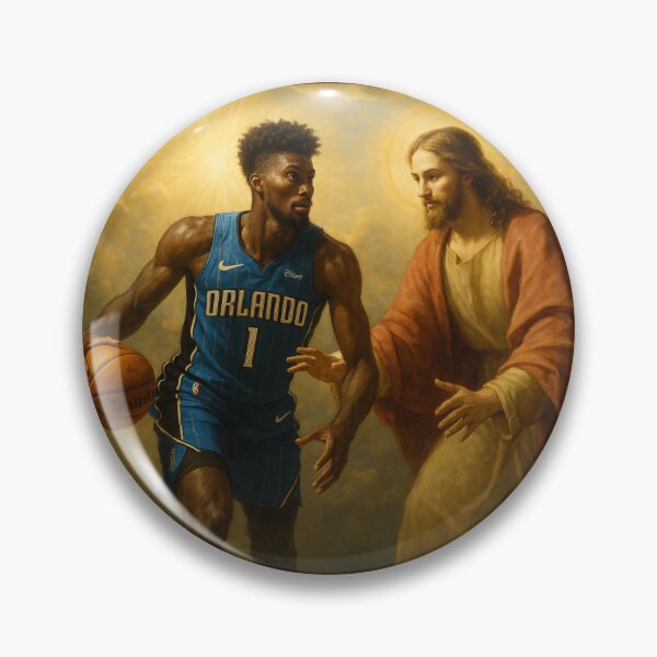 Item preview, Jonathan Isaac x Faith Basketball – Divine Inspiration Artwork designed and sold by Abidel.
