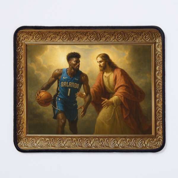 Item preview, Jonathan Isaac x Faith Basketball – Divine Inspiration Artwork designed and sold by Abidel.