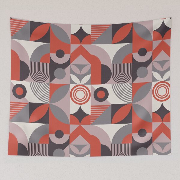 Item preview, Bauhaus Inspired Products For Aesthetic Bauhaus Interior Design: Orange and  Browns Aesthetic Bauhaus designed and sold by Dezinix.