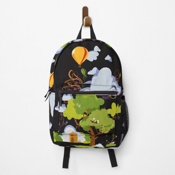 Item preview, Whimsical Tree and Hot Air Balloon Illustration designed and sold by KiraChie.