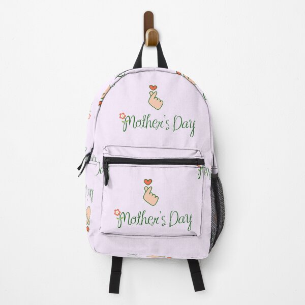Aperçu de l'œuvre Autocollant Fête des Mères – Joli motif de cœur et de main créée et vendue par MyDesigneStore.
