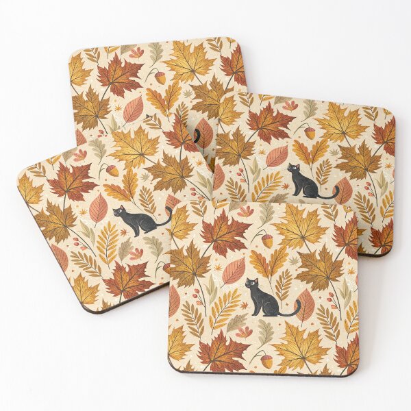 Item preview, A cozy and cute seamless pattern design for fall designed and sold by Merrylands Artshop.