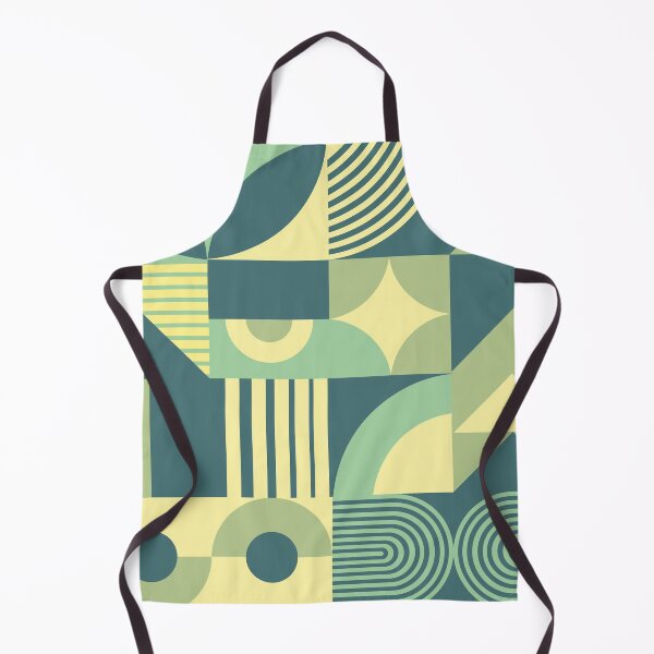 Artikelvorschau, Vom Bauhaus inspirierte Produkte für ästhetisches Bauhaus-Innendesign: Gelbes und grünes Bauhaus entworfen und verkauft von Dezinix.