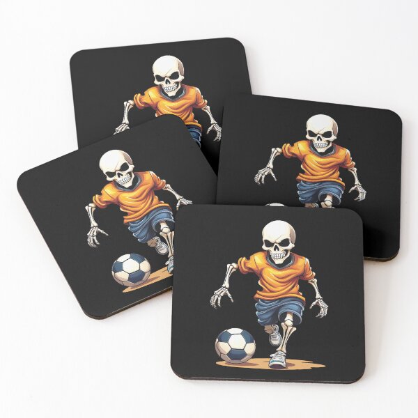 Item preview, Soccer Football Halloween Skeleton - Spooky Halloween Art designed and sold by DoraTora.