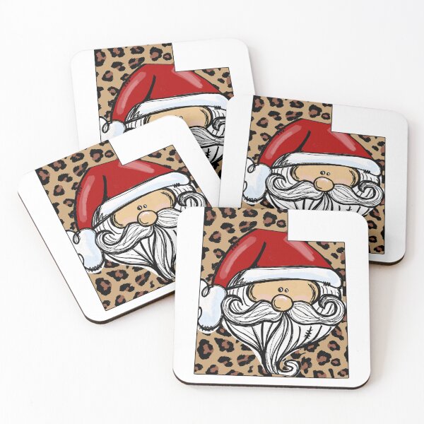 Item preview, Christmas Santa With Utah Leopard Map designed and sold by palatablesold.