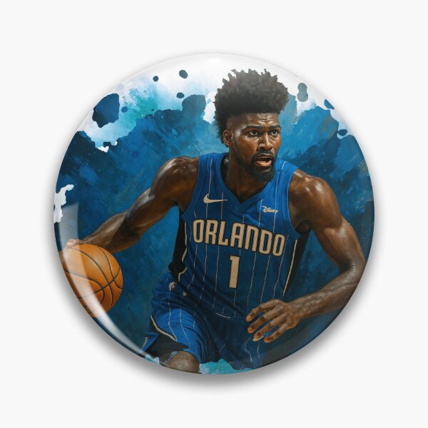 Item preview, Jonathan Isaac Orlando Magic – Watercolor Splash Basketball Art designed and sold by Abidel.