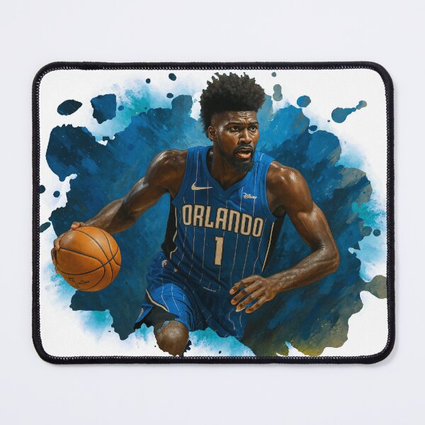 Item preview, Jonathan Isaac Orlando Magic – Watercolor Splash Basketball Art designed and sold by Abidel.
