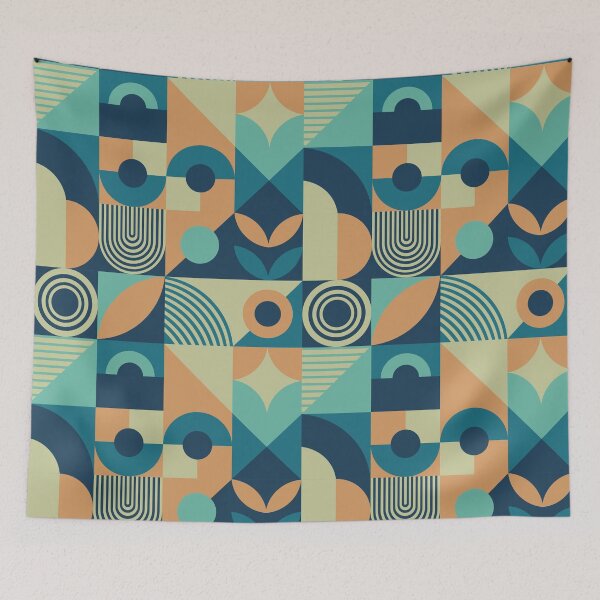 Item preview, Bauhaus Inspired Products For Aesthetic Bauhaus Interior Design: Aesthetic Multicolor Bauhaus designed and sold by Dezinix.