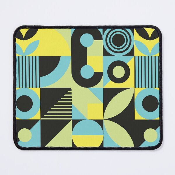 Item preview, Bauhaus Inspired Products For Aesthetic Bauhaus Interior Design: Blue and Yellow Multicolor Bauhaus designed and sold by Dezinix.