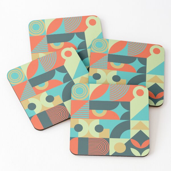 Item preview, Bauhaus Inspired Products For Aesthetic Bauhaus Interior Design: Colorful Multicolor Bauhaus designed and sold by Dezinix.