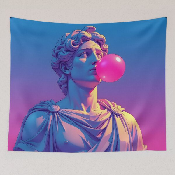 Item preview, Ancient Statue with Chewing Gum designed and sold by Erlin Rudho.